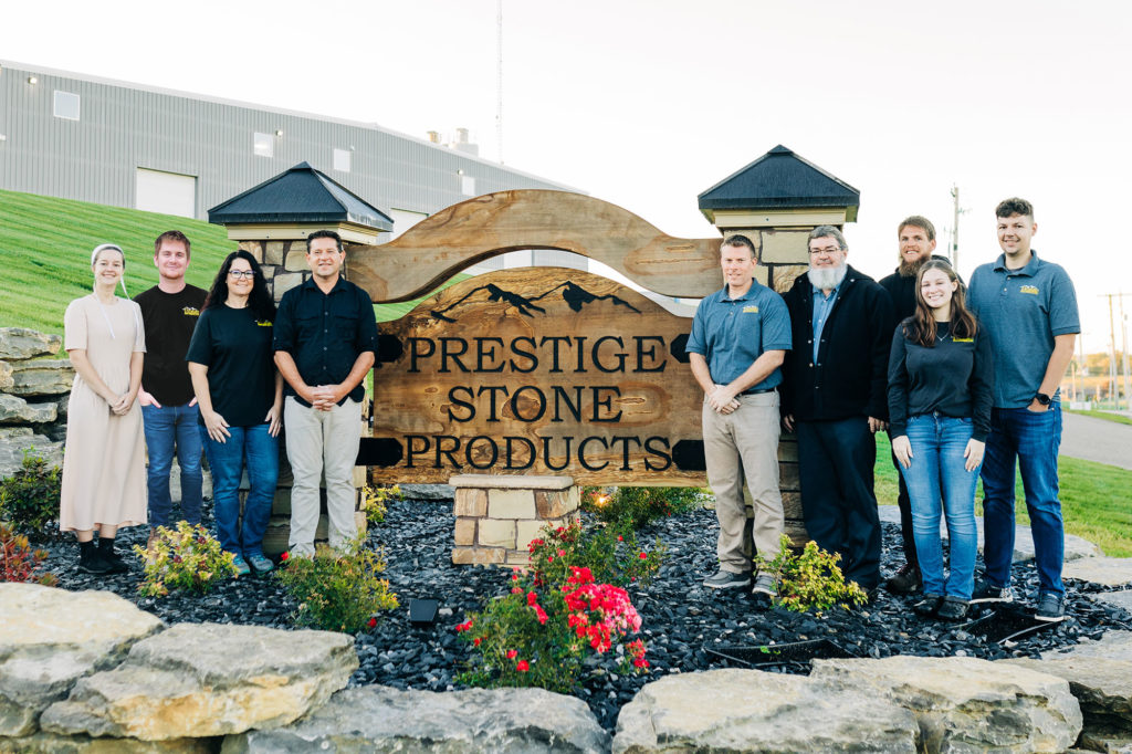 Prestige Stone Team Picture - Manufacture of stone veneer products in Ohio