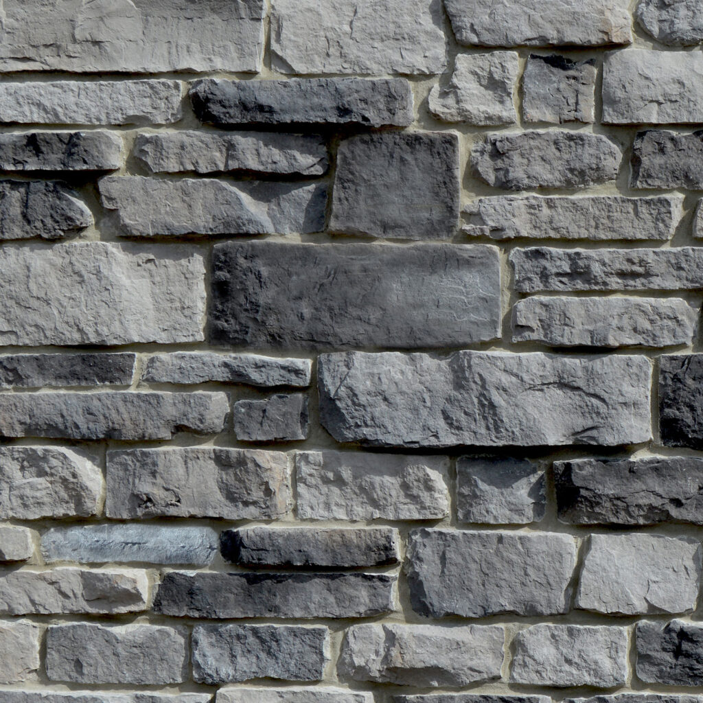 Close-up of stacked stone veneer, a best kitchen backsplash option with natural texture.